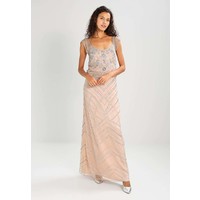 Frock and Frill DROP WAIST ALL OVER SEQUIN MAXI DRESS Suknia balowa nude FF421C06H