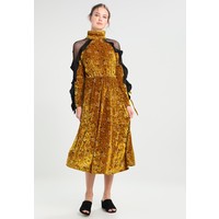 Sister Jane GOLD RUSH MIDI DRESS Długa sukienka yellow QS021C02A