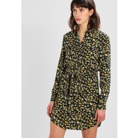 Warehouse MINI MARIGOLD DRESS Sukienka koszulowa black/mustard WA221C0CO