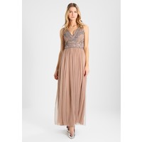 Lace & Beads AMORA MAXI Sukienka koktajlowa taupe LS721C04L