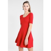 Superdry WAVE TEXTURED SKATER DRESS Sukienka z dżerseju flare red SU221C09W