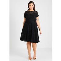 Dorothy Perkins Curve NEW FIT FLARE DRESS Sukienka koktajlowa black DP621C06Z