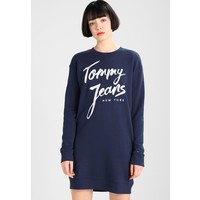 Tommy Jeans LOGO DRESS Sukienka letnia black iris TOB21C008