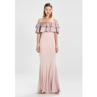 Silver Bloom BANDEAU FRILL FRONT DRESS Długa sukienka dusky violet SII21C003