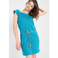 Ragwear TAG DOTS Sukienka z dżerseju turquoise R5921C028