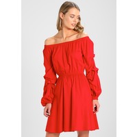 NA-KD HANNALICIOUS X OFF-SHOULDER BALLOON SLEEVE DRESS Sukienka letnia red NAA21C00T