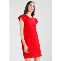 Dorothy Perkins SLEEVELESS RUFFLE SHIFT Sukienka z dżerseju red DP521C1F9