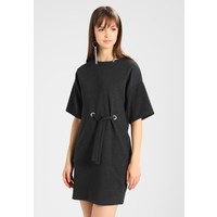 Dorothy Perkins EYELET SHIFT Sukienka z dżerseju charcoal DP521C1EA