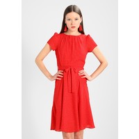 Dorothy Perkins PLEAT SPOT DRESS Sukienka letnia red DP521C1DY