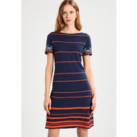 Ivko STRIPED DRESS INTARSIA PATTERN Sukienka dzianinowa marine VK121C01C