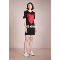 Love Moschino Sukienka z dżerseju black LO921C03R