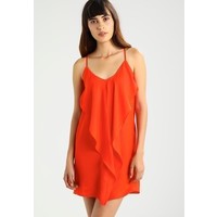 Missguided STRAPPY RUFFLE FRONT SHIFT Sukienka letnia orange M0Q21C0K9