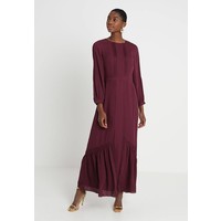 Banana Republic PINTUCK DRESS Długa sukienka burgundy BJ721C08P