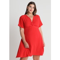New Look Curves TWIST FRONT DRESS Sukienka letnia bright red N3221C076