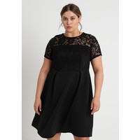 Dorothy Perkins Curve SHORT FIT AND FLARE DRESS Sukienka koktajlowa black DP621C09B