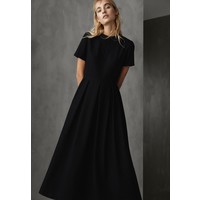 Massimo Dutti Długa sukienka black M3I21C03L