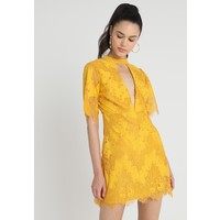 Honey Punch DEEP V DRESS Sukienka koktajlowa deep yellow HOP21C009