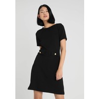 Dorothy Perkins Tall BLACK BUTTON SHIFT DRESS Sukienka etui black DOA21C052