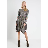 Ivko PRINTED DRESS GEOMETRIC Sukienka dzianinowa pearl VK121C01I