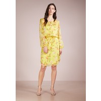Lauren Ralph Lauren POLY CRINKLE TIE NECK DRESS Sukienka letnia yellow L4221C0K9
