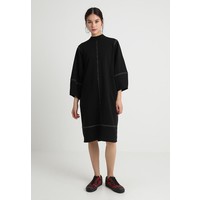 Monki KARIN DRESS Sukienka letnia black solid/off-white MOQ21C012