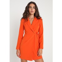 Missguided CUT OUT BACK TIE DETAIL BLAZER DRESS Sukienka letnia orange M0Q21C0Z5