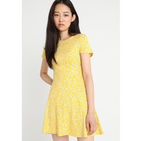 New Look Petite PRINT CAP SLEEVE SWING DRESS Sukienka z dżerseju yellow NL721C03R