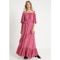 YAS Tall YASBELLO OFF SHOULDER DRESS Długa sukienka rose wine YA021C01I