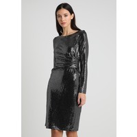 Wallis SHIMMER SHIFT DRESS Sukienka etui black/silver WL521C0LJ