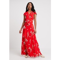 IVY & OAK WRAPPED PRINT LONG DRESS Długa sukienka lovers red IV321C042