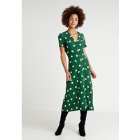 New Look GEMMA SPOT MIDI DRESS Długa sukienka green NL021C0XR