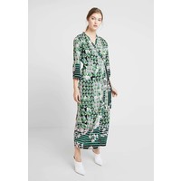 Sisley ORIENTAL KIMONO WRAP DRESS Długa sukienka green leaf 7SI21C07N