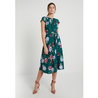 Dorothy Perkins Tall FLORAL FIT AND FLARE DRESS Sukienka letnia green DOA21C061