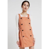 Monki SYBIL DRESS Sukienka jeansowa orange MOQ21C01Y