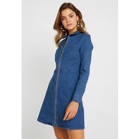 Noisy May NMLISA ZIP DRESS Sukienka jeansowa medium blue denim NM321C09Y