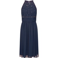 STAR NIGHT Sukienka koktajlowa 'short dress (005 long version) chiffon & rhinestones' STG0015001000004