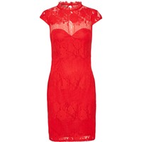 Lipsy Sukienka koktajlowa 'WX RED LACE' LIP0183001000001
