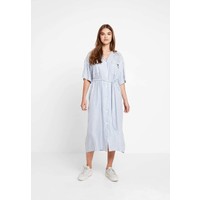 Weekday ORDER DRESS Sukienka koszulowa white/blue WEB21C02M