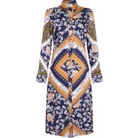 Mela London Letnia sukienka 'SCARF PRINT SHIRT DRESS' MLD0085001000001