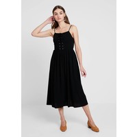 New Look EYELET LATTICE MIDI DRESS Sukienka letnia black NL021C10C