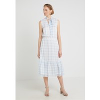 Lauren Ralph Lauren KANDILLA SLEEVELESS CASUAL DRESS Sukienka letnia silk white/english blue L4221C0RN