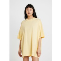 Weekday HUGE DRESS Sukienka z dżerseju yellow WEB21C02A