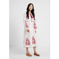 YASRELAXA MIDI DRESS Długa sukienka star white/red Y0181H003