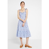 mint&berry Długa sukienka white/blue M3221C0UR