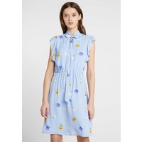 mint&berry SHORTSLEEVE DRESS WITH RUFFLE Sukienka letnia blue M3221C0TC