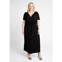 Dorothy Perkins Curve WRAP DRESS Długa sukienka black DP621C0B4