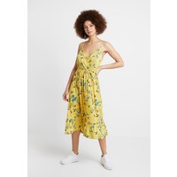 Oasis BOTANICAL FLORAL RUFFLE WRAP DRESS Sukienka letnia multi/yellow OA221C0IE