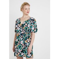 Fashion Union Plus WRAP DRESS IN FLORAL PRINT Sukienka letnia multicoloured FAJ21C010