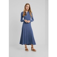 Polo Ralph Lauren NOVELTY TEXTURE Długa sukienka river blue heather PO221D064