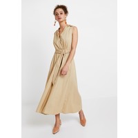 Selected Femme SLFFLEA DRESS EX Długa sukienka pale khaki SE521C0N3